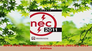 PDF Download  NFPA 70 National Electrical Code NEC 2011 Edition PDF Full Ebook