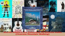 Shorter Walks in the Dolomites 40 selected walks Cicerone Mountain Walking Read Online