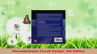 Download  Microelectronic Circuit Design 5th Edition PDF Free