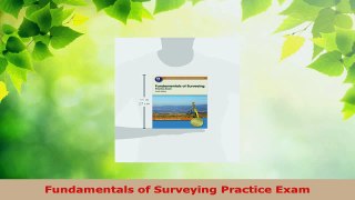 Download  Fundamentals of Surveying Practice Exam PDF Free