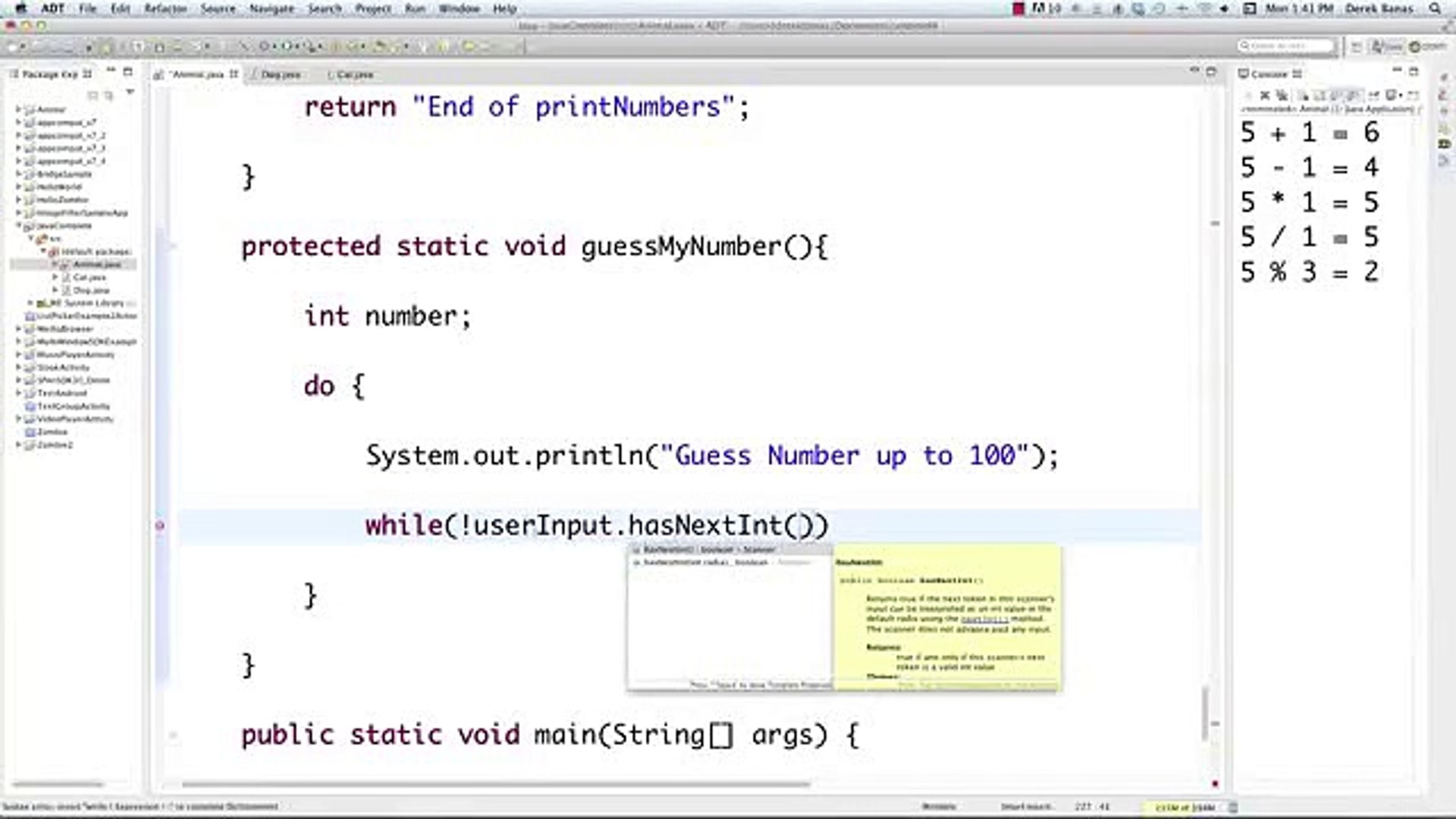 Java Programming Clip6