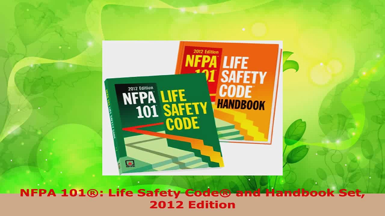 Download  NFPA 101 Life Safety Code and Handbook Set 2012 Edition Ebook Online