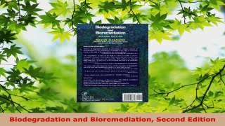 Download  Biodegradation and Bioremediation Second Edition Ebook Free