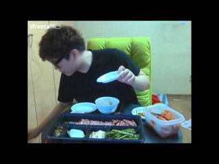 미소의 숯불오리고기 먹방! [양띵TV미소]