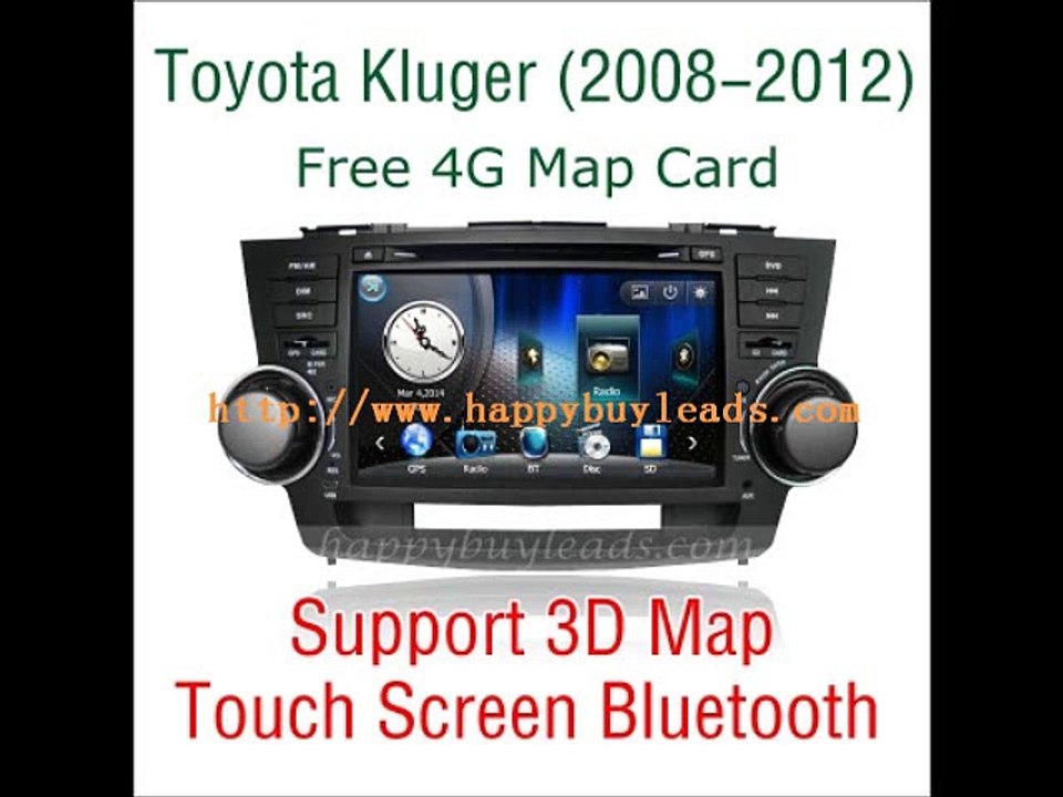 Toyota Kluger Radio DVD TV Bluetooth for Car