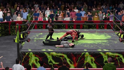 WWE 2K16 elektra v deborah draven v gamora