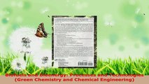 Read  Biofuels and Bioenergy Processes and Technologies Green Chemistry and Chemical Ebook Free
