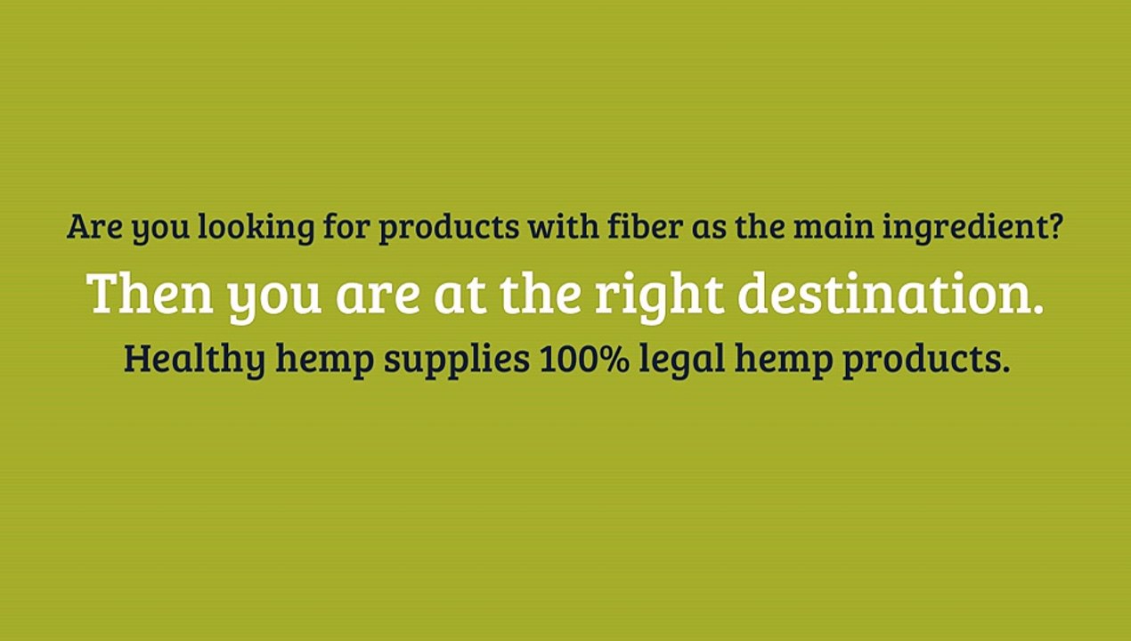 Healthy Hemp Products Online : Riding High On The Nutritional Value