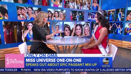 Pia Alonzo Wurtzbach - 1st Day As Miss Universe - GMA