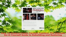 Read  How To Restore Classic Farmall Tractors The Ultimate DoitYourself Guide to Rebuilding Ebook Free