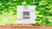 PDF Download  Principles of GNSS Inertial and Multisensor Integrated Navigation Systems Second Edition PDF Online