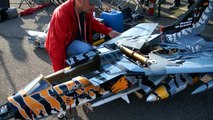 ECR TORNADO NATO TIGER LUFTWAFFE GIANT RC SCALE MODEL TURBINE JET FLIGHT / RC Airshow Haus