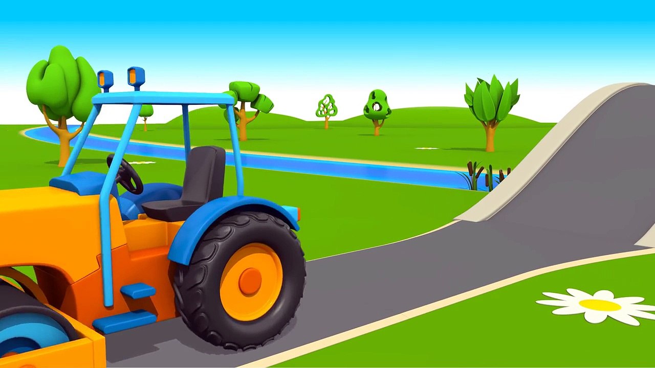 Unsere Baufahrzeuge! Bagger, Laster und mehr! Schöne Animation für Kinder