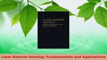 Read  Laser Remote Sensing Fundamentals and Applications PDF Free