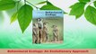PDF Download  Behavioural Ecology An Evolutionary Approach Download Full Ebook