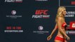 This Girl can't help looking at UFC Fighters undressing for Weigh In