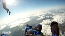 GoPro Skydiver Gets His Shoe Stolen During Skydive