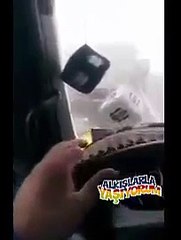 Kazayı Küfür ederek Yorumlayan kamyoncu