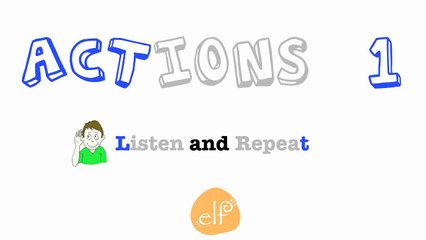 Learn Actions Vocabulary