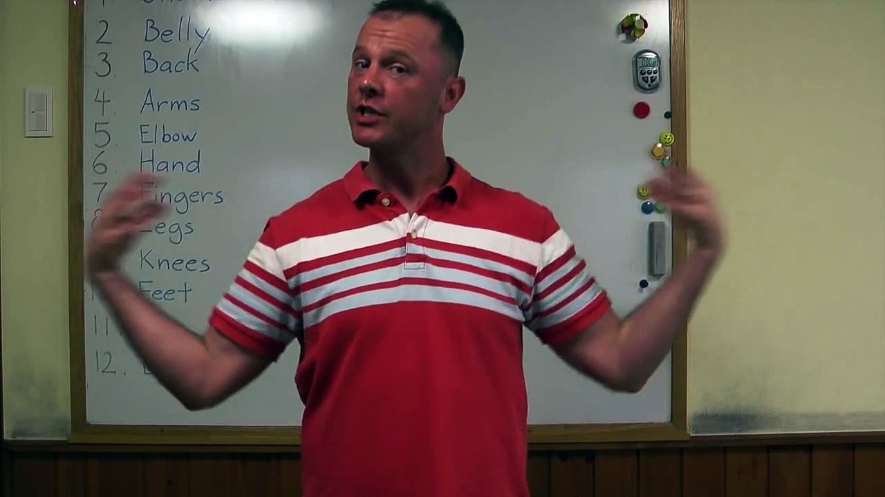 Learn Body Parts! _ Actions _ Funny _ ESL _ EFL _ Phrases 2