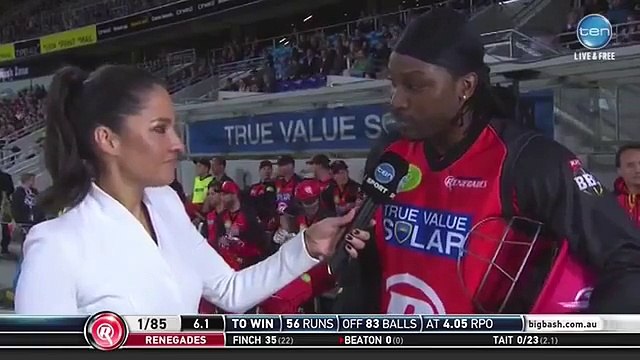 خاتون صحافی سے نا مناسب گفتگوکرنے پر کرس گیل سخت تنقید کا نشانہ بن گئے