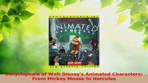 PDF Download  Encyclopedia of Walt Disneys Animated Characters From Mickey Mouse to Hercules Read Online