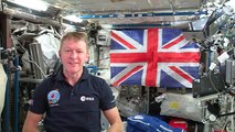 Tim Peake's message to Her Majesty The Queen