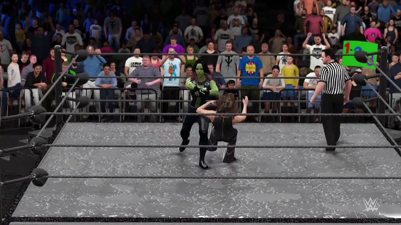 WWE 2K16 stephanie mcmahon v gamora
