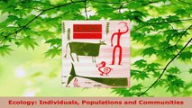 PDF Download  Ecology Individuals Populations and Communities Download Online