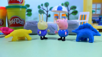 Свинка Пеппа Динозавры Джорджа. Игрушки для детей. Peppa Pig