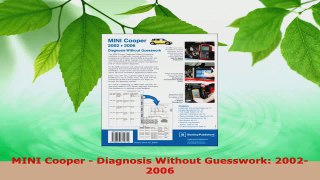 Read  MINI Cooper  Diagnosis Without Guesswork 20022006 Ebook Free