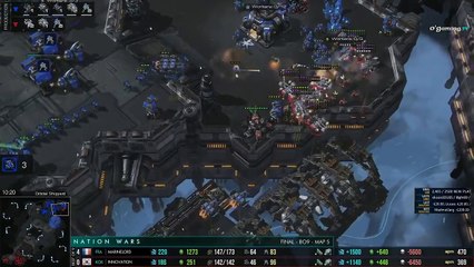 Victoire de la France contre la Corée à Starcraft - Nation Wars III