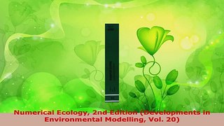 Download  Numerical Ecology 2nd Edition Developments in Environmental Modelling Vol 20 Ebook Free