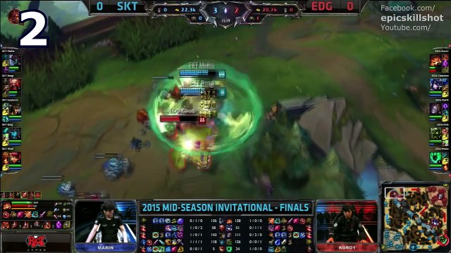 Top 10 best Competitive 1 vs 2-3-4 Outplays of 2015 compilation! EU & NA LCS, LCK, LPL, MSI, WORLDS