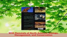 Download  Wild Mammals of North America Biology Management and Conservation Ebook Online