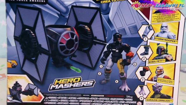 Star Wars - Hero Mashers - TIE Fighter and TIE Fighter Pilot / Myśliwiec Tie z Pilotem - B3703 B3701 - Recenzja