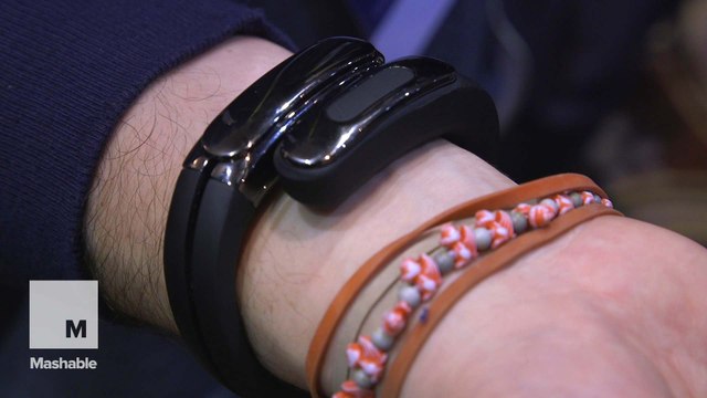 Helix Cuff Bluetooth wearable headphones you keep around your wrist