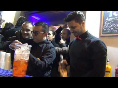 Aversa (CE) - Via Roma, aperitivo di San Silvestro alla Caffetteria del Corso (31.12.15)