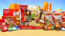 Disney Cars Luigi Loop Highway Hideout Lightning McQueen and Mater Jump Giant Corkscrew Loop Tire