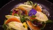 Carpaccio du potager, vinaigrette à l’huile d’argan, fleurs du moment par Julie Basset  (#DPDC)