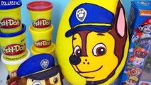 Paw Patrol Chase Play-Doh Surprise Egg with Blind Bags + Limited Metallic Action Pack Pups