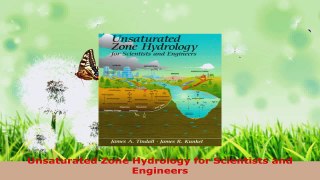 Read  Unsaturated Zone Hydrology for Scientists and Engineers EBooks Online