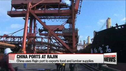 China ups use of N. Korean harbors to ship products south
