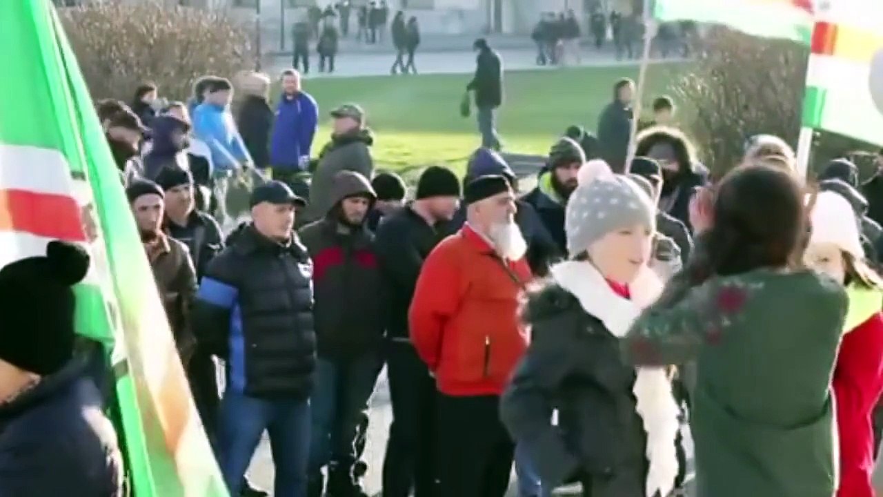 Нохчийн протест. Вена. 24.12.15