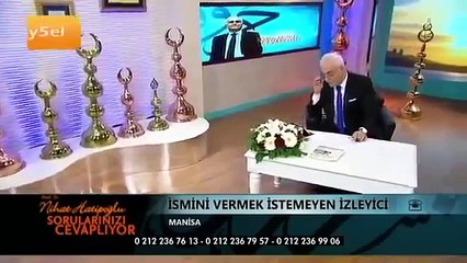 Nihat Hatipoğlu Eşim ve Çocuklarım Sünnet Olmadı