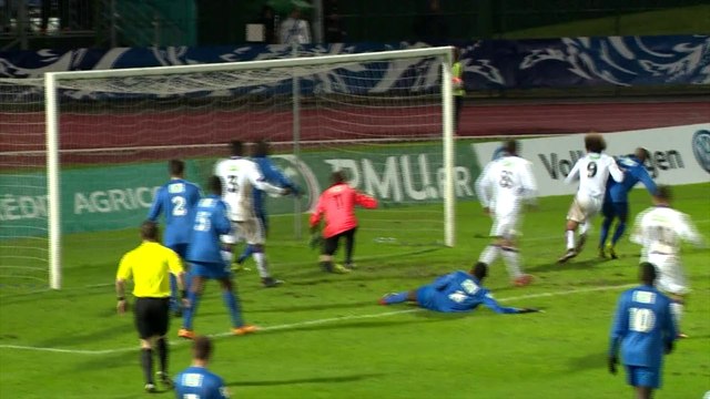 Le premier but de Sómalia au TFC, inscrit contre Sannois Saint-Gratien