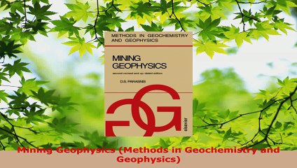 PDF Download  Mining Geophysics Methods in Geochemistry and Geophysics Read Online