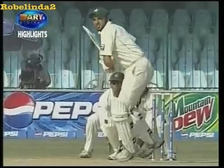 Shahid Afridi 103 vs India 7 SIXES 1st test 2006