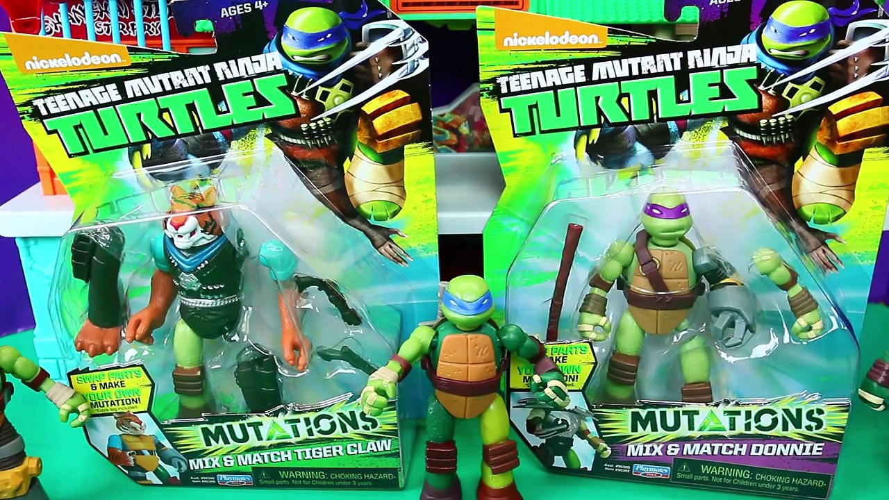 Teenage Mutant Ninja Turtles NEW Mutations Superhero Mix & Match Toys + Spiderman & Hulk H