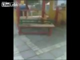 lion Attacked The Child In The Children's Park